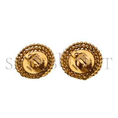 CHANEL CC ROUND EARRINGS